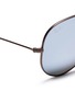 Detail View - Click To Enlarge - RAY-BAN - 'Aviator Flash Lenses' metal sunglasses