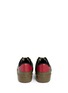 Back View - Click To Enlarge - VALENTINO GARAVANI - Camouflage print leather canvas sneakers