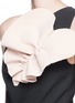 Detail View - Click To Enlarge - MSGM - Petal appliqué patchwork crepe culottes jumpsuit