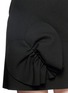 Detail View - Click To Enlarge - MSGM - Petal appliqué double crepe skirt
