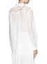 Back View - Click To Enlarge - SEE BY CHLOÉ - Lace patchwork schiffli embroidery shirt