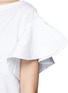 Detail View - Click To Enlarge - SEE BY CHLOÉ - Split flutter sleeve T-shirt