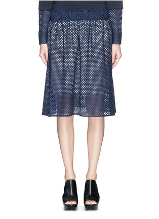 Main View - Click To Enlarge - SEE BY CHLOÉ - Eyelet lace skirt