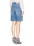 Back View - Click To Enlarge - SEE BY CHLOÉ - Braided denim Bermuda shorts
