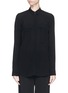 Main View - Click To Enlarge - HELMUT LANG - Patch pocket textured crepe shirt