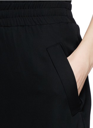 Detail View - Click To Enlarge - HELMUT LANG - 'Revolve' drawstring waist crepe dress