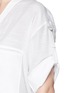 Detail View - Click To Enlarge - HELMUT LANG - Welt pocket cotton-silk shirt