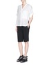 Figure View - Click To Enlarge - HELMUT LANG - Welt pocket cotton-silk shirt