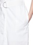 Detail View - Click To Enlarge - HELMUT LANG - Elastic waist cotton poplin dress