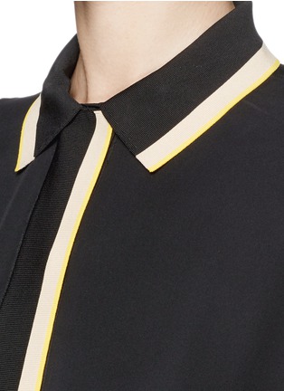 Detail View - Click To Enlarge - RAG & BONE - 'Dana' silk tunic shirt dress