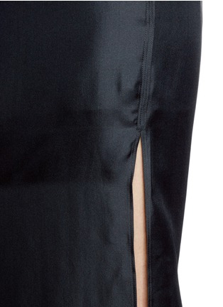 Detail View - Click To Enlarge - RAG & BONE - 'Cove' drawstring waist silk faille skirt