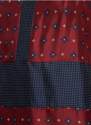 Detail View - Click To Enlarge - RAG & BONE - 'Harris' patchwork silk dress