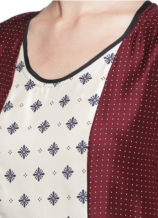 Detail View - Click To Enlarge - RAG & BONE - 'Pierre' foulard pattern silk dress