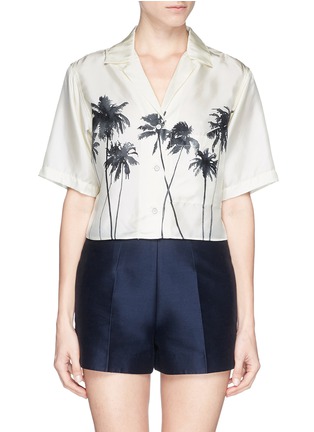 Main View - Click To Enlarge - RAG & BONE - 'Palm' tree print silk shirt