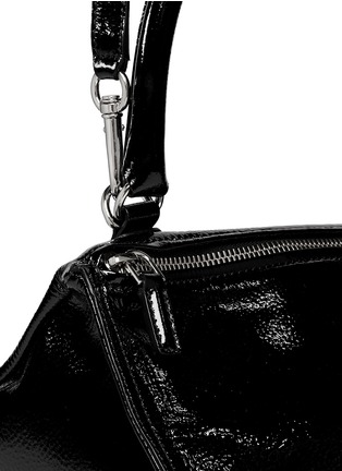 Detail View - Click To Enlarge - GIVENCHY - 'Pandora' small patent leather bag