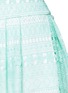 Detail View - Click To Enlarge - HELEN LEE - Floral cutout lace flare skirt