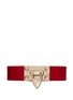 Main View - Click To Enlarge - VALENTINO GARAVANI - 'Rockstud' hinge lock leather bracelet