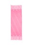 Main View - Click To Enlarge - VALENTINO GARAVANI - Lace trim plissé modal-cashmere scarf