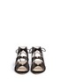 Figure View - Click To Enlarge - CHARLOTTE OLYMPIA - 'Miss Muffet' caged suede flat sandals
