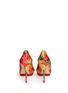 Back View - Click To Enlarge - CHARLOTTE OLYMPIA - 'Debbie' Frida flower print leather pumps