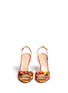 Figure View - Click To Enlarge - CHARLOTTE OLYMPIA - 'Sue' floral print crepe de Chine sandals
