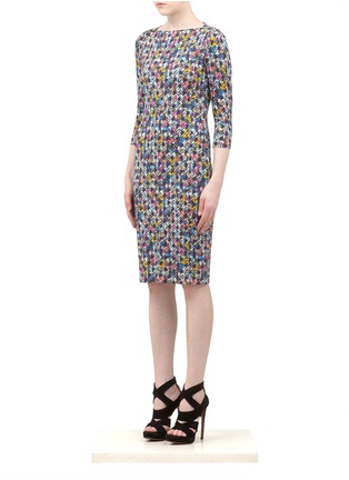 Front View - Click To Enlarge - ERDEM - Reese printed jersey dress