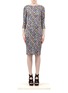 Main View - Click To Enlarge - ERDEM - Reese printed jersey dress