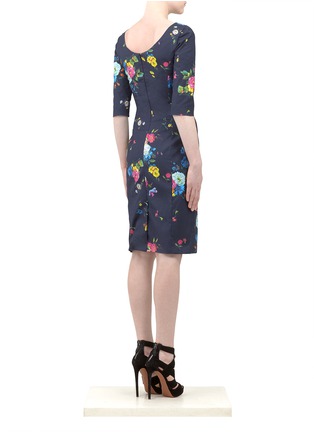 Back View - Click To Enlarge - ERDEM - Cecile stretch floral-printed dress