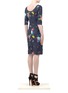Back View - Click To Enlarge - ERDEM - Cecile stretch floral-printed dress