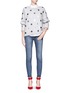 Figure View - Click To Enlarge - CURRENT/ELLIOTT - The Stiletto washed skinny jeans