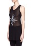 Front View - Click To Enlarge - ANN DEMEULEMEESTER - Peony print rib jersey tank top
