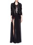 Figure View - Click To Enlarge - ANN DEMEULEMEESTER - Peony print rib jersey tank top