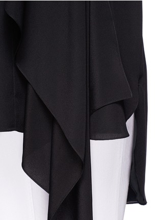 Detail View - Click To Enlarge - CHLOÉ - Scarf overlay silk sleeveless tunic