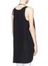 Back View - Click To Enlarge - CHLOÉ - Scarf overlay silk sleeveless tunic