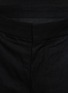 Detail View - Click To Enlarge - HAIDER ACKERMANN - Hathor grosgrain trim Bermuda shorts