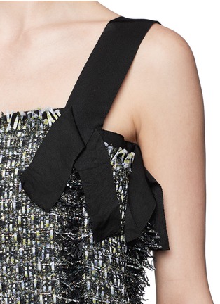 Detail View - Click To Enlarge - LANVIN - Holographic tweed dress