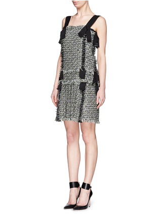 Figure View - Click To Enlarge - LANVIN - Holographic tweed dress