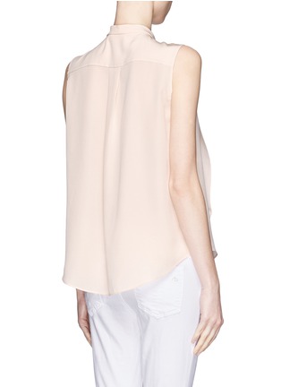 Back View - Click To Enlarge - CHLOÉ - Frill silk blouse