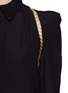 Detail View - Click To Enlarge - CHLOÉ - Chain trim silk shirt