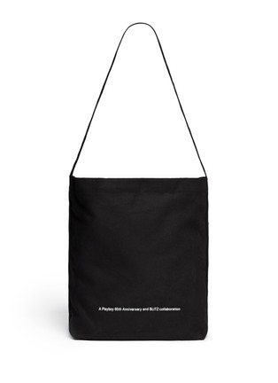 Back View - Click To Enlarge - BLITZ BAGS - x BLITZ female photo print canvas tote