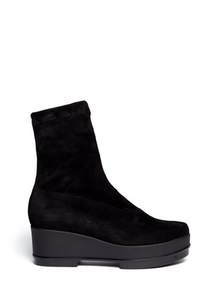 Main View - Click To Enlarge - CLERGERIE - 'You' suede ankle boots
