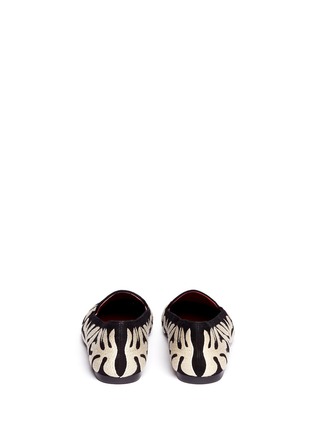 Back View - Click To Enlarge - AERIN - 'Abbott' floral embroidery suede slip-ons