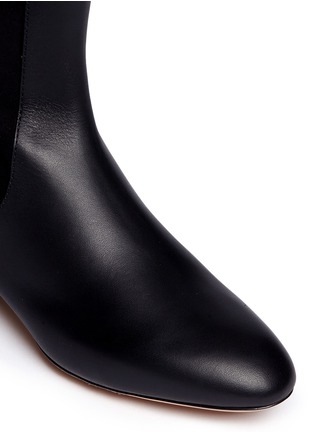 Detail View - Click To Enlarge - CHLOÉ - Leather and suede knee boots