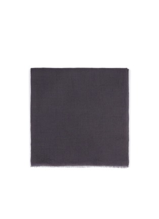 Main View - Click To Enlarge - JANAVI - 'Supreme Natural' cashmere twill scarf