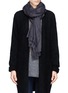 Figure View - Click To Enlarge - JANAVI - 'Supreme Natural' cashmere twill scarf