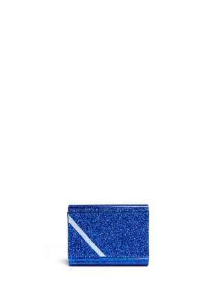 Back View - Click To Enlarge - JIMMY CHOO - 'Candy' glitter acrylic clutch