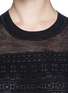 Detail View - Click To Enlarge - TORY BURCH - 'Tia' embroidery wool sweater