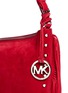 Detail View - Click To Enlarge - MICHAEL KORS - 'Billy' medium suede fringe shoulder bag 