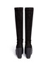 Back View - Click To Enlarge - CLERGERIE - 'Sosti' suede knee-high boots