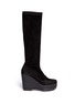 Main View - Click To Enlarge - CLERGERIE - 'Sosti' suede knee-high boots